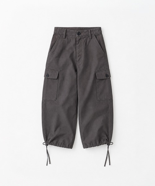 CANAL JEAN(キャナルジーン)の「diggity カプリカーゴパンツ(カーゴパンツ・レディース・チャコールグレー・MEDIUM/SMALL)」の2枚目の写真