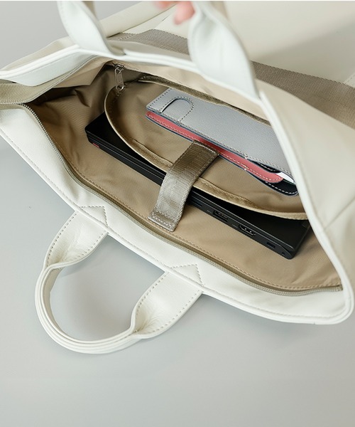 Sobagni(ソバニ)の「バックパック / BackPack180 02(バックパック/リュック・レディース・ホワイト/グレイッシュベージュ・FREE)」の8枚目の写真