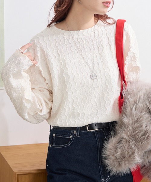 ポコポコ メロー 優秀】長袖プルオーバー (UVカット・吸水速乾・毛玉