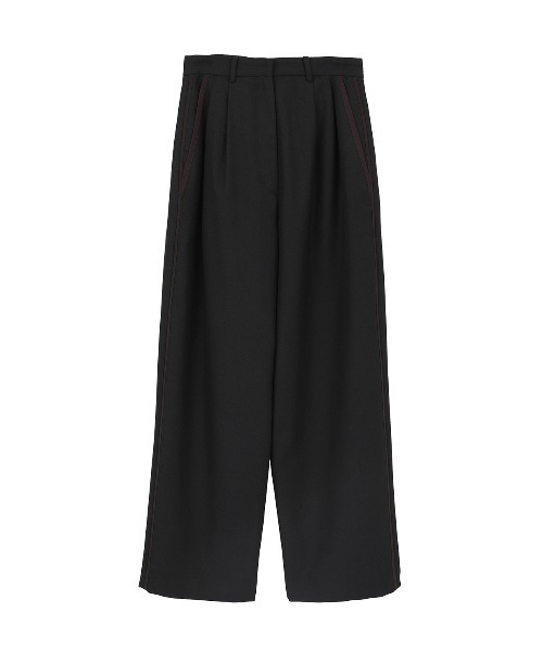 CLANE(クラネ)の「HERRINGBONE LINE PANTS(その他パンツ・レディース・ブラック・1/2/0)」の9枚目の写真