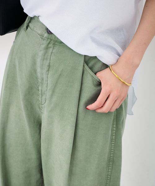 FRAMeWORK(フレームワーク)の「GARMENT DYEDカーブパンツ(その他パンツ・レディース・サックスブルー/グリーン・36/38/40)」の10枚目の写真