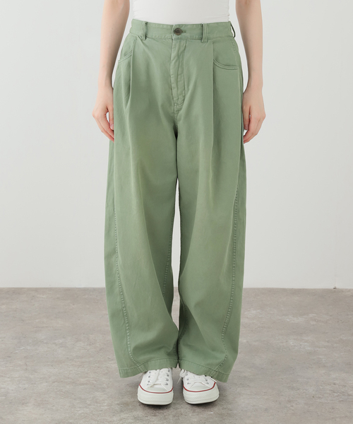 FRAMeWORK(フレームワーク)の「GARMENT DYEDカーブパンツ(その他パンツ・レディース・サックスブルー/グリーン・36/38/40)」の22枚目の写真