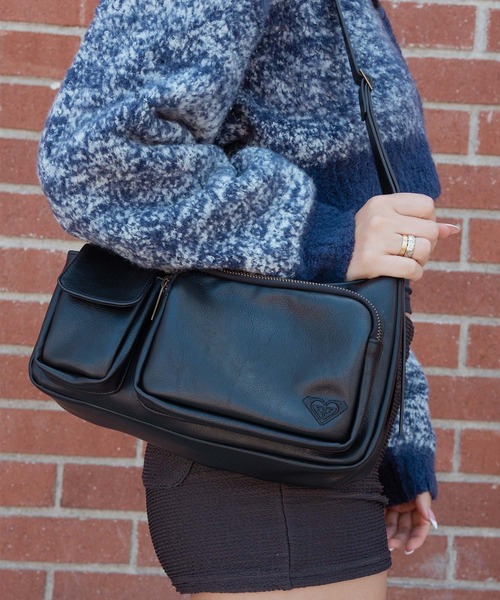 ROXY(ロキシー)の「ROXY/ロキシー ショルダーバッグ "ROXY x NANAHA BAG" RBG264609T(ショルダーバッグ・レディース・ブラック/ブラウン・FREE)」の3枚目の写真