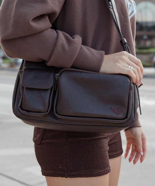 ROXY(ロキシー)の「ROXY/ロキシー ショルダーバッグ "ROXY x NANAHA BAG" RBG264609T(ショルダーバッグ・レディース・ブラック/ブラウン・FREE)」の5枚目の写真