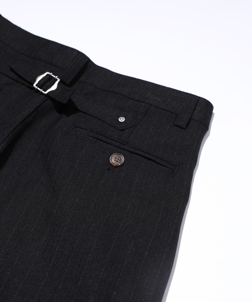 MAISON CLUB(メゾンクラブ)の「【MAISON CLUB】Long Flap Pocket Wide Slacks / ロングフラップポケット ワイドスラックス SNF(スラックス・メンズ・ブラック・M/L)」の14枚目の写真