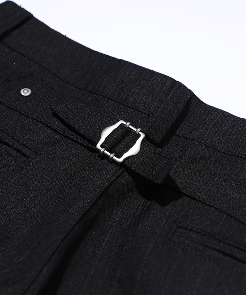 MAISON CLUB(メゾンクラブ)の「【MAISON CLUB】Long Flap Pocket Wide Slacks / ロングフラップポケット ワイドスラックス SNF(スラックス・メンズ・ブラック・M/L)」の15枚目の写真