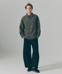 MAISON CLUB（メゾンクラブ）の「【MAISON CLUB】Long Flap Pocket Wide Slacks / ロングフラップポケット ワイドスラックス SNF（スラックス）」