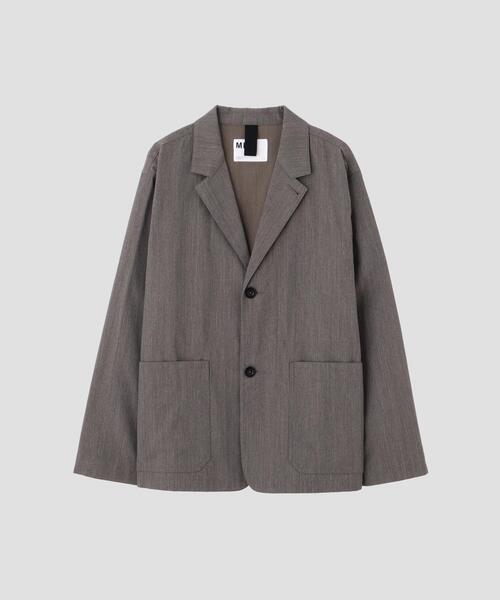MHL.(エムエイチエル)の「WOOL COTTON TWILL(テーラードジャケット・メンズ・グレー/ネイビー・SMALL/MEDIUM/LARGE)」の15枚目の写真