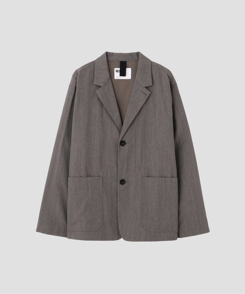 MHL.(エムエイチエル)の「WOOL COTTON TWILL(テーラードジャケット・メンズ・グレー/ネイビー・SMALL/MEDIUM/LARGE)」の5枚目の写真