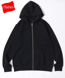 Hanes/へインズ SWEATS SHIRO/シロ 白 ホワイト KURO/クロ 黒 ブラック MOKU/モク 杢 グレー 裏毛 無地 スウェット ジップアップパーカー フーディー/レディース メンズ