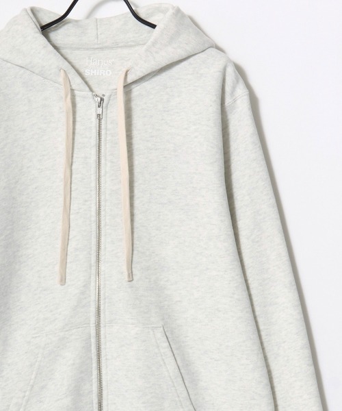 HANES(ヘインズ)の「Hanes/へインズ SWEATS SHIRO/シロ 白 ホワイト KURO/クロ 黒 ブラック MOKU/モク 杢 グレー 裏毛 無地 スウェット ジップアップパーカー フーディー/レディース メンズ(パーカー・メンズ・ブラック/グレー/ホワイト・M/XL/L)」の9枚目の写真