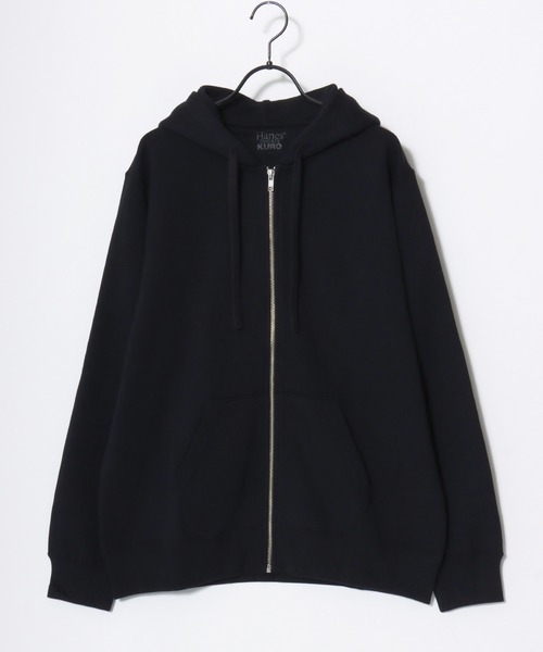 HANES(ヘインズ)の「Hanes/へインズ SWEATS SHIRO/シロ 白 ホワイト KURO/クロ 黒 ブラック MOKU/モク 杢 グレー 裏毛 無地 スウェット ジップアップパーカー フーディー/レディース メンズ(パーカー・メンズ・ブラック/グレー/ホワイト・M/XL/L)」の15枚目の写真