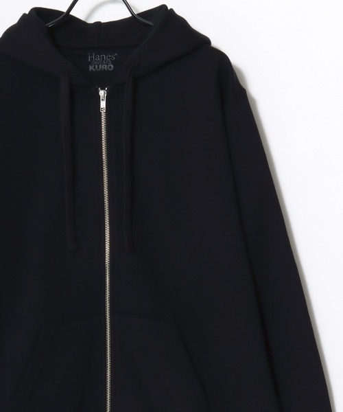 HANES(ヘインズ)の「Hanes/へインズ SWEATS SHIRO/シロ 白 ホワイト KURO/クロ 黒 ブラック MOKU/モク 杢 グレー 裏毛 無地 スウェット ジップアップパーカー フーディー/レディース メンズ(パーカー・メンズ・ブラック/グレー/ホワイト・M/XL/L)」の17枚目の写真