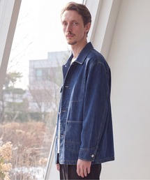 【2026秋新作】 PUBLIC DENIM COVERALL