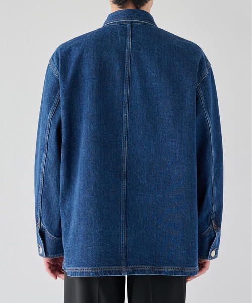 PUBLIC TOKYO（パブリックトウキョウ）の「【2026秋新作】 PUBLIC DENIM COVERALL（カバーオール・メンズ・ダークインディゴブルー/ブルー/ブラック・1/2）」の12枚目の写真