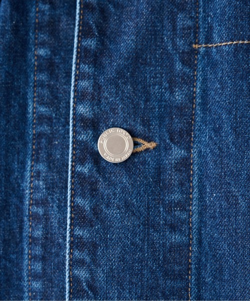 PUBLIC TOKYO（パブリックトウキョウ）の「【2026秋新作】 PUBLIC DENIM COVERALL（カバーオール・メンズ・ダークインディゴブルー/ブルー/ブラック・1/2）」の18枚目の写真
