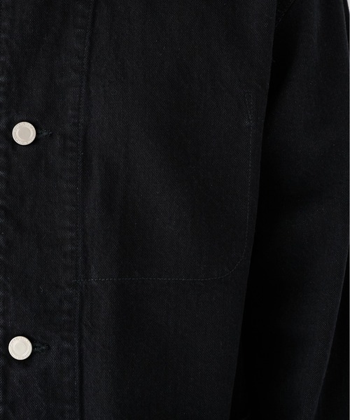 PUBLIC TOKYO（パブリックトウキョウ）の「【2026秋新作】 PUBLIC DENIM COVERALL（カバーオール・メンズ・ダークインディゴブルー/ブルー/ブラック・1/2）」の4枚目の写真