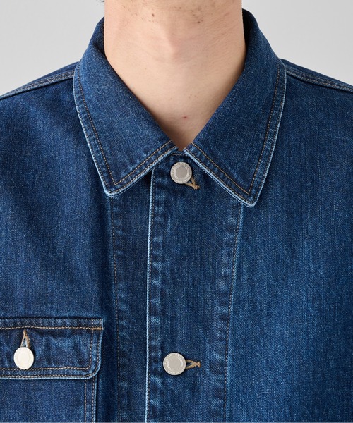 PUBLIC TOKYO（パブリックトウキョウ）の「【2026秋新作】 PUBLIC DENIM COVERALL（カバーオール・メンズ・ダークインディゴブルー/ブルー/ブラック・1/2）」の17枚目の写真