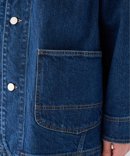 PUBLIC TOKYO（パブリックトウキョウ）の「【2026秋新作】 PUBLIC DENIM COVERALL（カバーオール・メンズ・ダークインディゴブルー/ブルー/ブラック・1/2）」の21枚目の写真