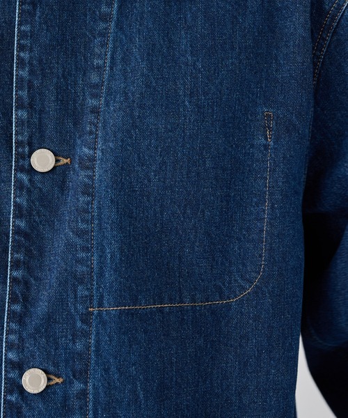 PUBLIC TOKYO（パブリックトウキョウ）の「【2026秋新作】 PUBLIC DENIM COVERALL（カバーオール・メンズ・ダークインディゴブルー/ブルー/ブラック・1/2）」の20枚目の写真