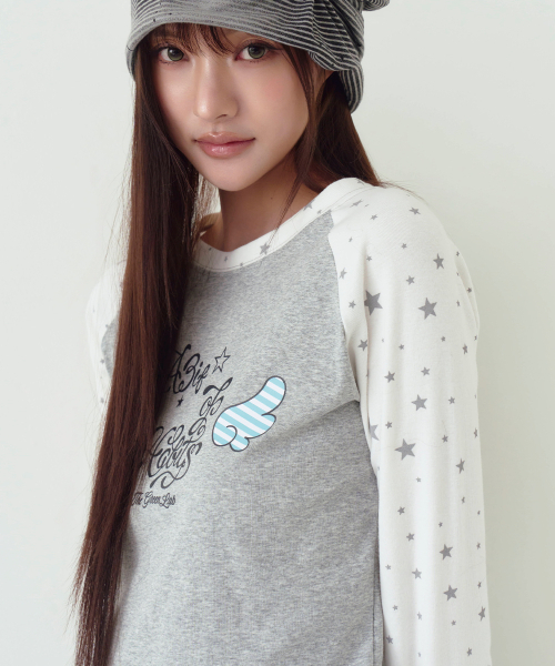 THE GREEN LAB（ザグリーンラボ）の「スター LAGRANG 配色Tシャツ [ネイビー]（Tシャツ/カットソー・レディース・その他・FREE）」の17枚目の写真