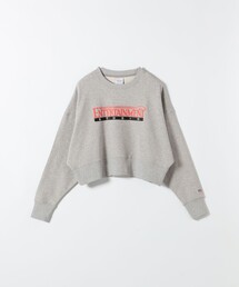PARROTT CANVAS（パロットキャンバス）の「PARROTT CANVAS: 〈洗濯機可能〉ロゴ ショート ワイド スウェット プルオーバー（Tシャツ/カットソー）」