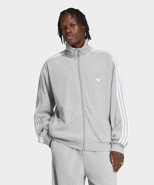 adidas（アディダス）の「ブークレ トラックトップ（ジャージ） / トラックジャケット / アディダスオリジナルス adidas Originals（ジャージ・メンズ・グレー・X-LARGE/LARGE/MEDIUM/SMALL/3XL/XX-LARGE/X-SMALL/XX-SMALL）」の6枚目の写真