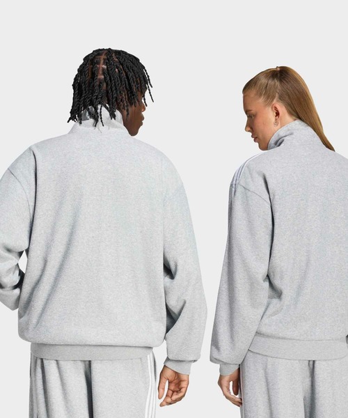 adidas（アディダス）の「ブークレ トラックトップ（ジャージ） / トラックジャケット / アディダスオリジナルス adidas Originals（ジャージ・メンズ・グレー・X-LARGE/LARGE/MEDIUM/SMALL/3XL/XX-LARGE/X-SMALL/XX-SMALL）」の5枚目の写真