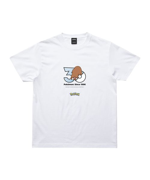 ZOZOSPOT(ゾゾスポット)の「Pokemon 30th Anniversary 1025 T-shirt 「イノムー」(Tシャツ/カットソー・レディース・ホワイト・SMALL/MEDIUM/LARGE/X-LARGE/XX-LARGE/XXX-LARGE/100cm/110cm/120cm/130cm/140cm/150cm/160cm)」の1枚目の写真