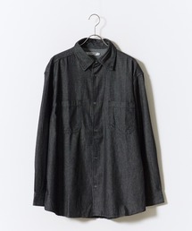 デニムシャツ カジュアル ストリート メンズライク べーシック 2026秋冬 秋服