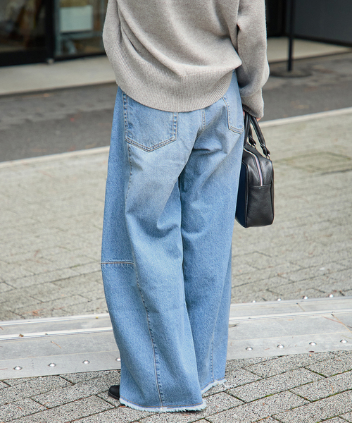 JOURNAL STANDARD(ジャーナルスタンダード)の「12oz DENIM コクーンパンツ(デニムパンツ・レディース・ブルー系その他・38/36)」の14枚目の写真