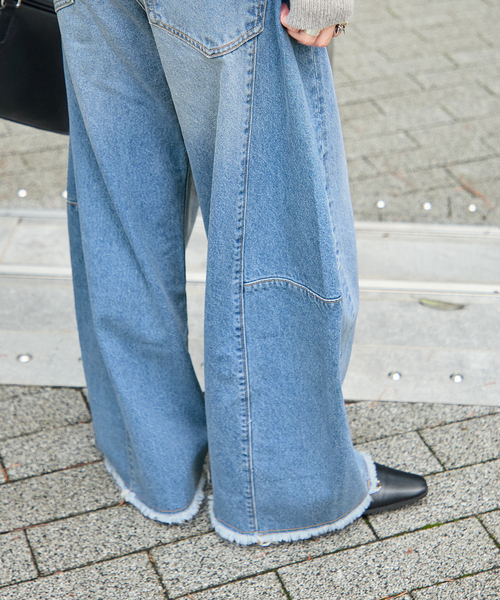 JOURNAL STANDARD(ジャーナルスタンダード)の「12oz DENIM コクーンパンツ(デニムパンツ・レディース・ブルー系その他・38/36)」の17枚目の写真