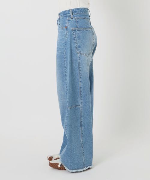 JOURNAL STANDARD(ジャーナルスタンダード)の「12oz DENIM コクーンパンツ(デニムパンツ・レディース・ブルー系その他・38/36)」の19枚目の写真