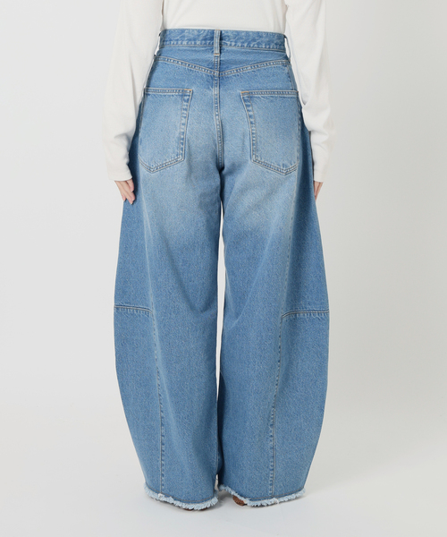 JOURNAL STANDARD(ジャーナルスタンダード)の「12oz DENIM コクーンパンツ(デニムパンツ・レディース・ブルー系その他・38/36)」の8枚目の写真