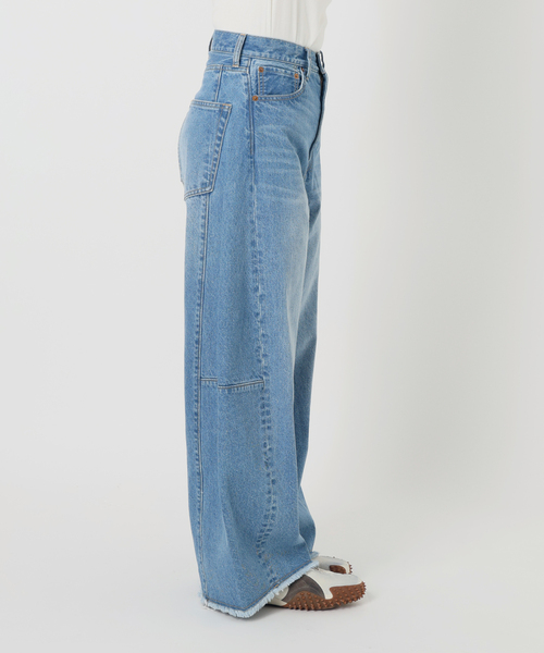 JOURNAL STANDARD(ジャーナルスタンダード)の「12oz DENIM コクーンパンツ(デニムパンツ・レディース・ブルー系その他・38/36)」の9枚目の写真