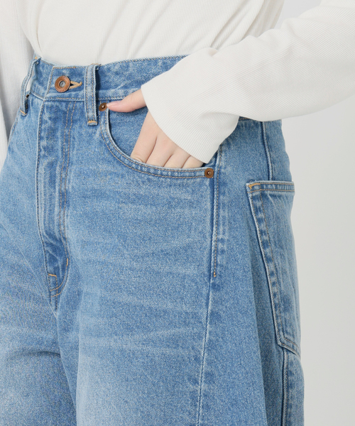 JOURNAL STANDARD(ジャーナルスタンダード)の「12oz DENIM コクーンパンツ(デニムパンツ・レディース・ブルー系その他・38/36)」の12枚目の写真