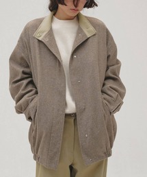 【TODAYFUL/トゥデイフル】Silknep Tweed Blouson/シルクネップツィードブルゾン