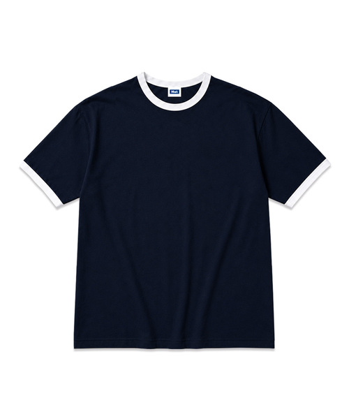 NTET(エンティーイーティー)の「スタンダード オーバーサイズ リンガーTシャツ(3色)(Tシャツ/カットソー・メンズ・ホワイト/ネイビー/グリーン・SMALL/MEDIUM/LARGE/X-LARGE)」の3枚目の写真