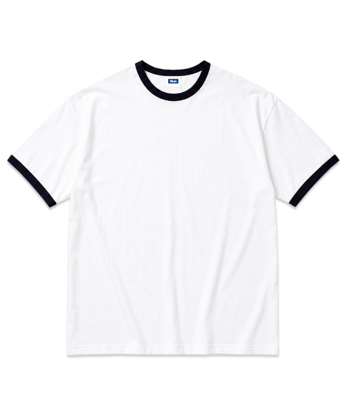 NTET(エンティーイーティー)の「スタンダード オーバーサイズ リンガーTシャツ(3色)(Tシャツ/カットソー・メンズ・ホワイト/ネイビー/グリーン・SMALL/MEDIUM/LARGE/X-LARGE)」の4枚目の写真