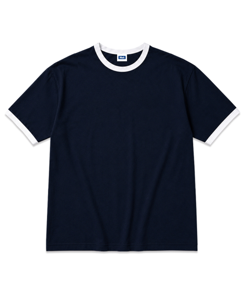 NTET(エンティーイーティー)の「スタンダード オーバーサイズ リンガーTシャツ(3色)(Tシャツ/カットソー・メンズ・ホワイト/ネイビー/グリーン・SMALL/MEDIUM/LARGE/X-LARGE)」の6枚目の写真