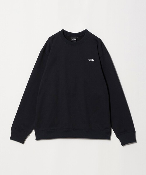 THE NORTH FACE（ザノースフェイス）の「【WEB限定】＜THE NORTH FACE＞スモール ロゴ ヘザー スウェット クルー（スウェット・メンズ・ライトグレー/ブラック・M/L/S/XL）」の2枚目の写真