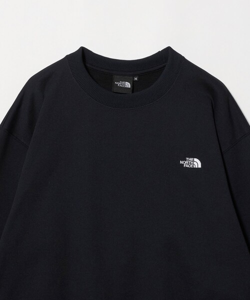 THE NORTH FACE（ザノースフェイス）の「【WEB限定】＜THE NORTH FACE＞スモール ロゴ ヘザー スウェット クルー（スウェット・メンズ・ライトグレー/ブラック・M/L/S/XL）」の6枚目の写真