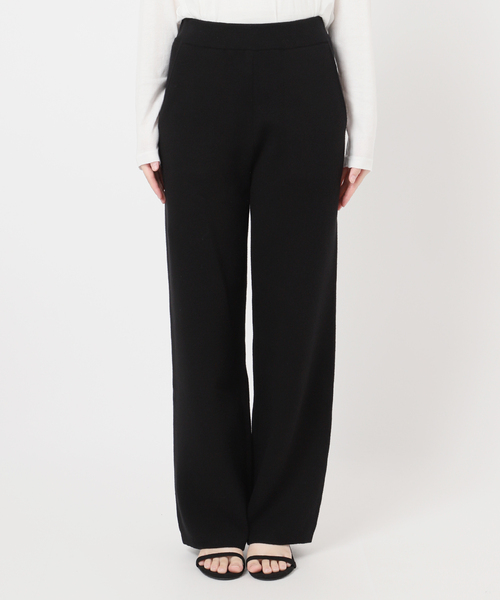 JOURNAL STANDARD relume(ジャーナルスタンダード レリューム)の「《WEB限定追加》ニットストレートパンツ(その他パンツ・レディース・ブラック/ライトグレー/アイボリー・FREE)」の12枚目の写真