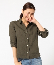 GLOBAL WORK | 【高品質リネン使用】フレンチリネンシャツ長袖/569533(シャツ/ブラウス)