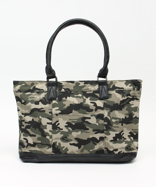 VENCEEXCHANGE（ヴァンスエクスチェンジ）の「トートBAG                      （トートバッグ・メンズ・ダークオリーブ/ブルー・FREE）」の2枚目の写真