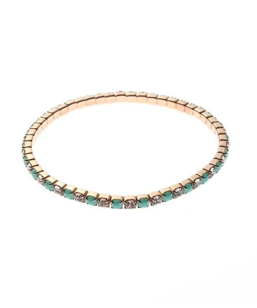 grove（グローブ）の「◆キラキラパールビジューセットゴムブレス（ブレスレット・レディース・クリア/ブルー/ピンク/ブルー系1/その他1・00）」の6枚目の写真