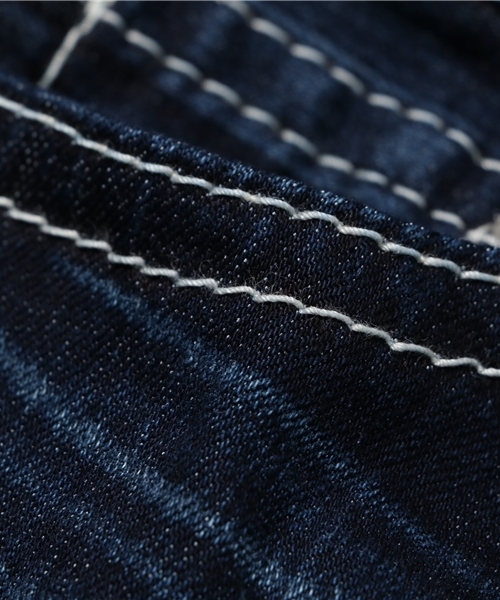 MOUSSY（マウジー）の「POWDER SKINNY（デニムパンツ・レディース・ブルー/ダークブルー・23inch/24inch/25inch/26inch/27inch）」の4枚目の写真