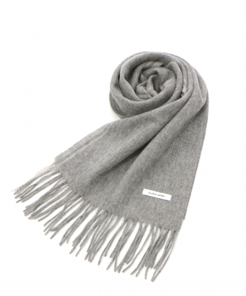 GLOBAL WORK（グローバルワーク）の「カシミヤブレンドマフラー(無地