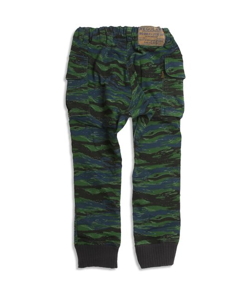 F.O.KIDS（エフオーキッズ）の「裏毛ライク2柄ジョガーカーゴパンツ（その他パンツ・キッズ・ストライプ/カモフラージュ・80/140/90/100/120/95/110/130）」の4枚目の写真