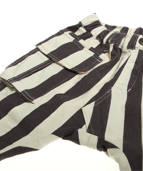 F.O.KIDS（エフオーキッズ）の「裏毛ライク2柄ジョガーカーゴパンツ（その他パンツ・キッズ・ストライプ/カモフラージュ・80/140/90/100/120/95/110/130）」の7枚目の写真